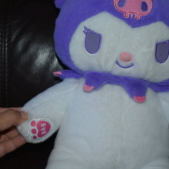 Exlusive Build a Bear Sanrio Purple Kuromi Heavy Stuffed Plush 18” Doll figure - Picture 4 of 11